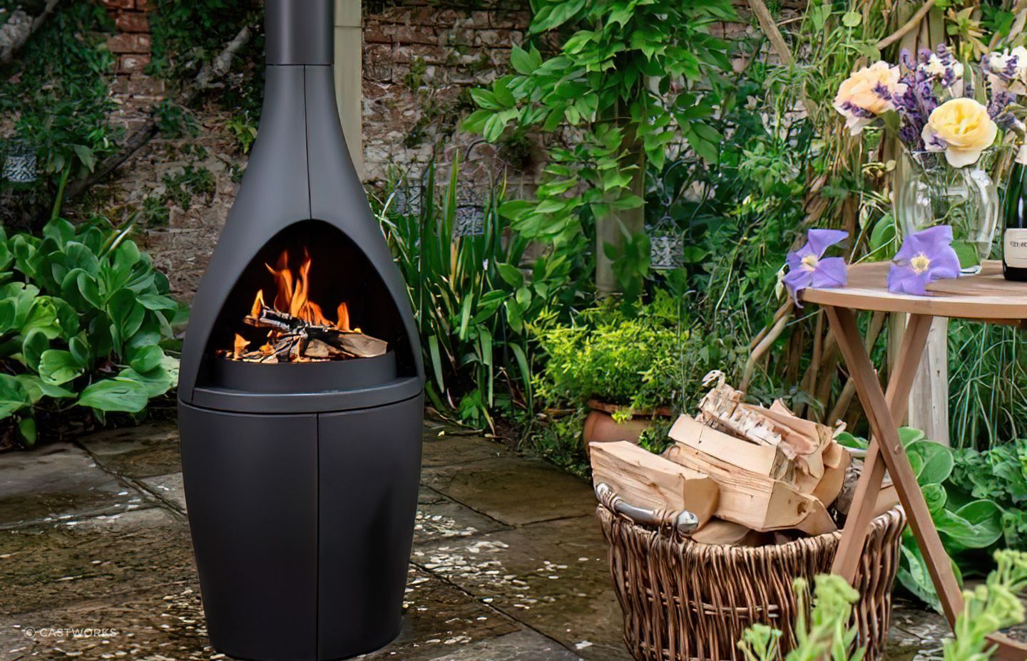 Outdoor fireplaces can function is small or large outdoor areas, depending on your preference. Featured product: Morso Kamino Outdoor Fireplace.