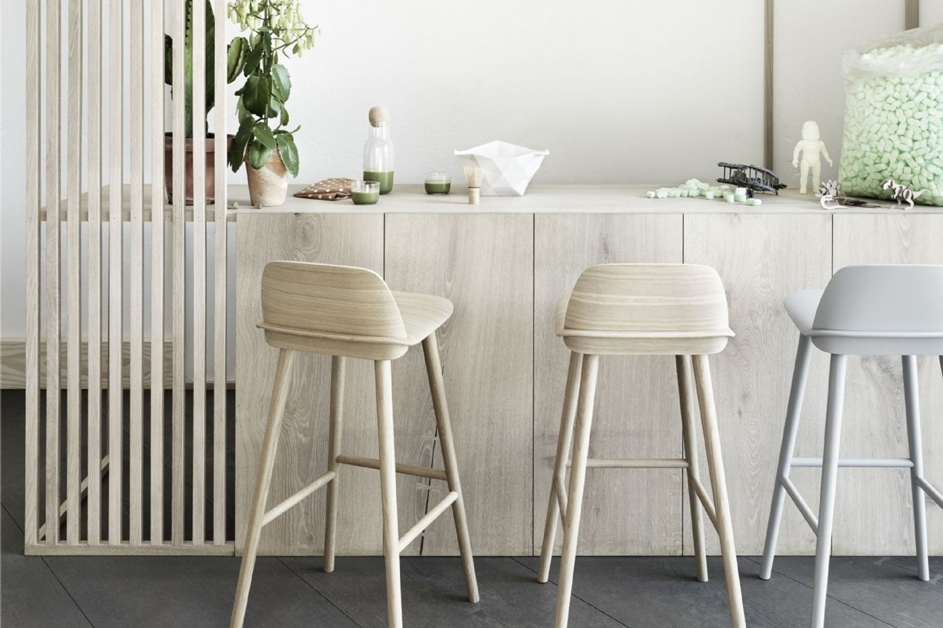 There are some exquisite bar stools to choose from in New Zealand like these Muuto Nerd Bar Stools.