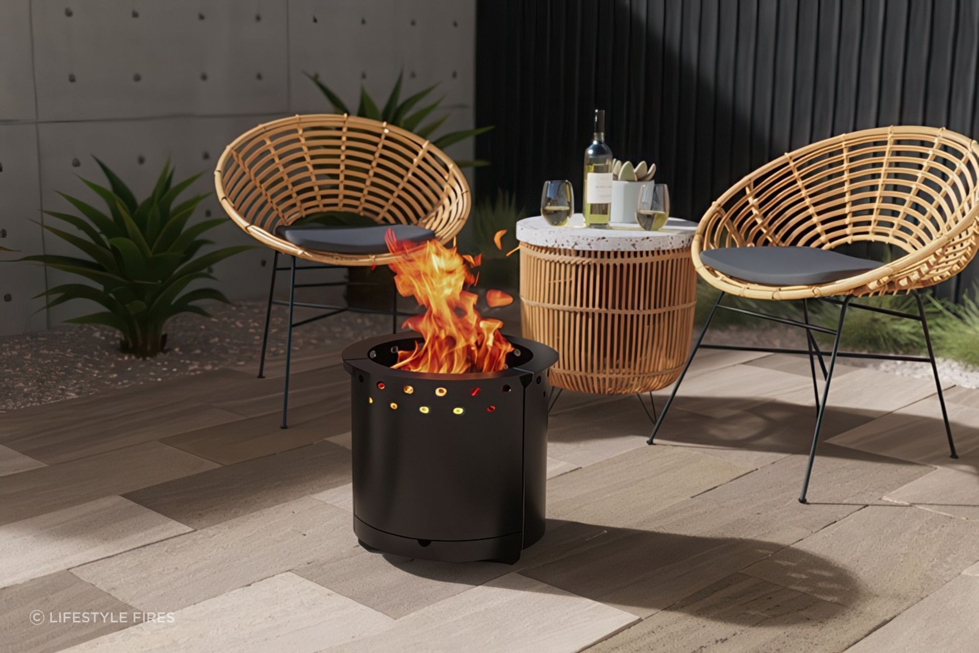 The Masport Mawson One comes with an ash pan which makes cleaning a breeze.