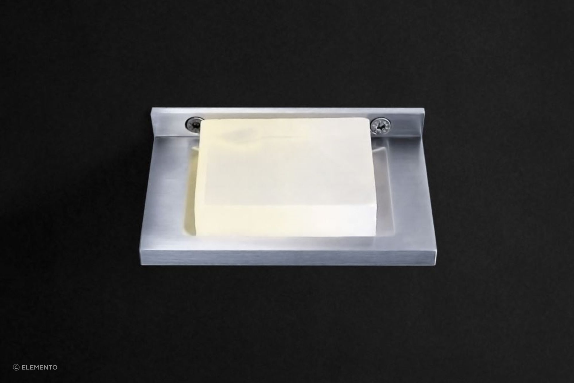Simple but stylishly solid — the Minimal Soap Holder.