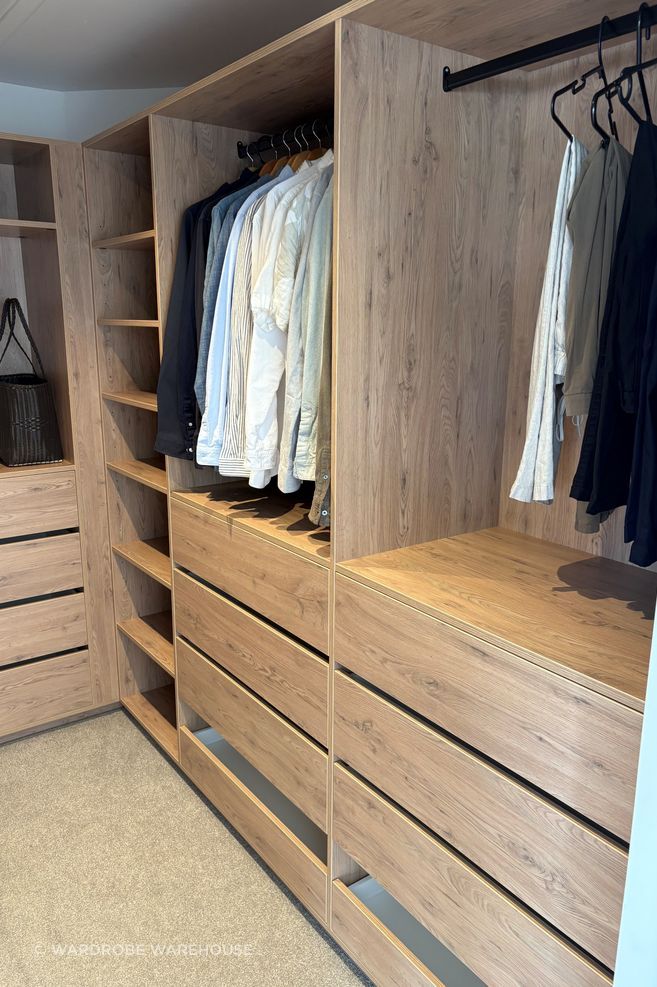 "The main issue people have with their storage is that it isn’t designed for their lifestyle. They might have moved into a new home and discovered their wardrobe isn’t practical, or their family grows and suddenly they need more space."