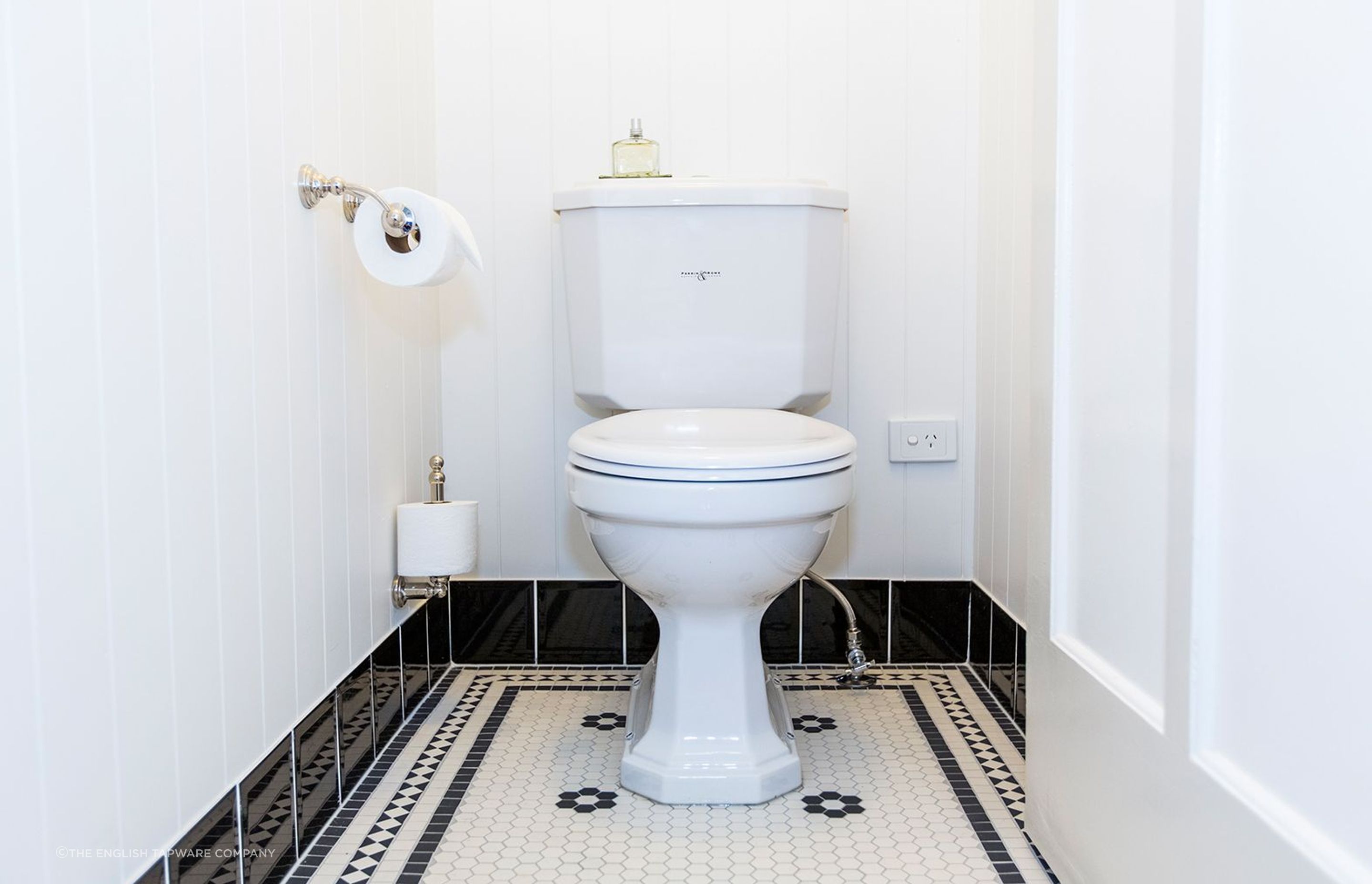 Design extras such as designer toilet roll holders can compliment a new toilet suite well.