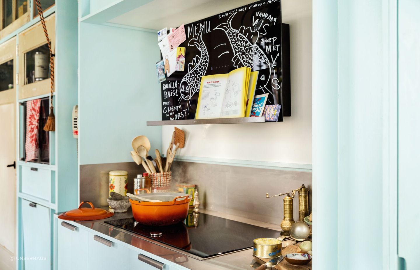 The NEFF Black Glass Wall-Mounted Rangehood defies expectations through design ingenuity and style.