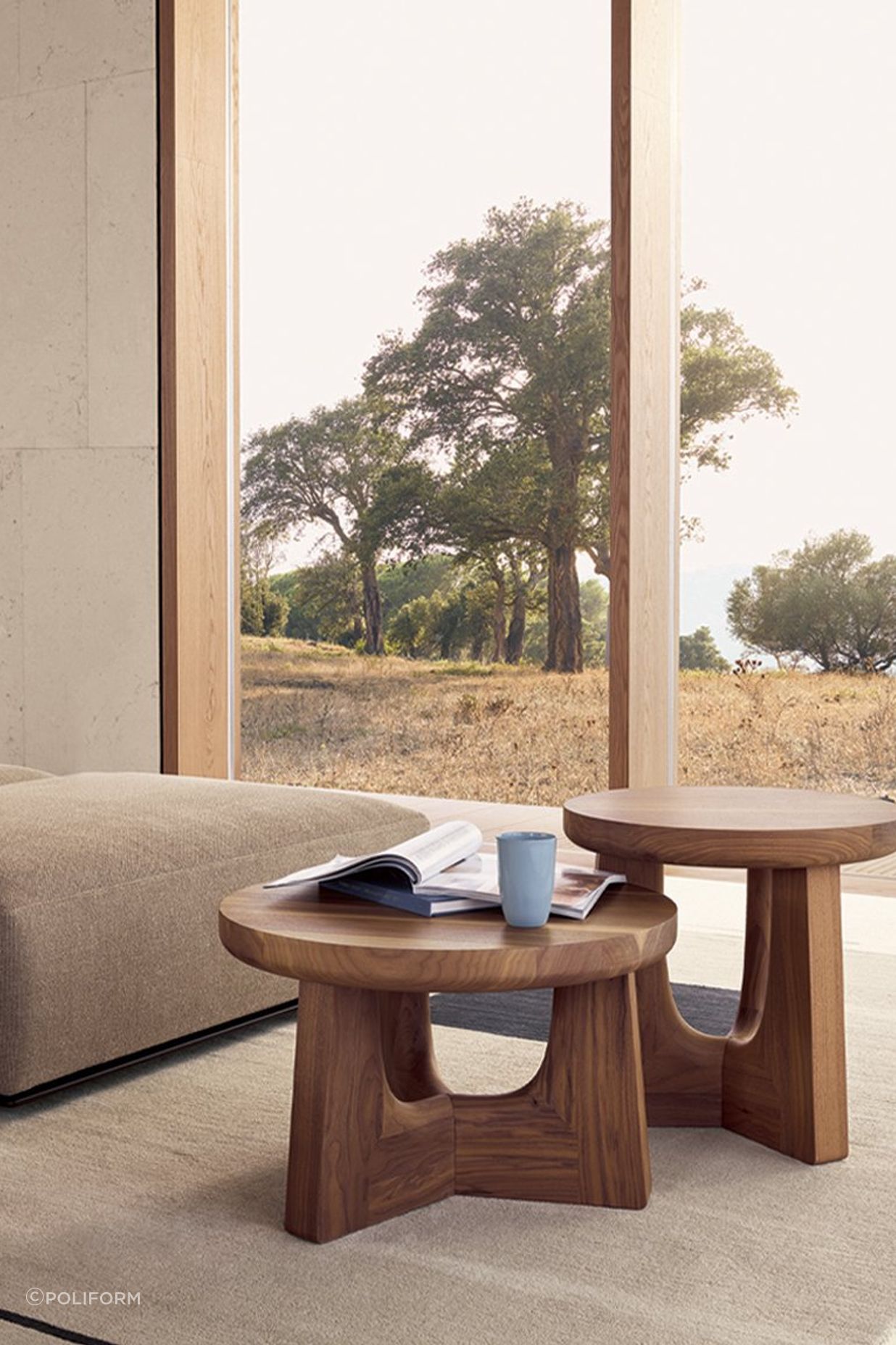 A stool coffee table can offer you an additional seating option when needed. Featured product: Nara Coffee Table.