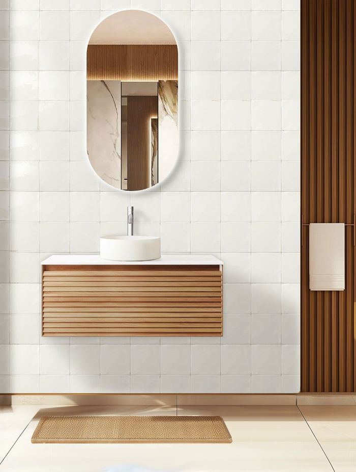 Orio Hamilton | Single Bowl Vanity | 890 | Acacia Wood
By Austpek
