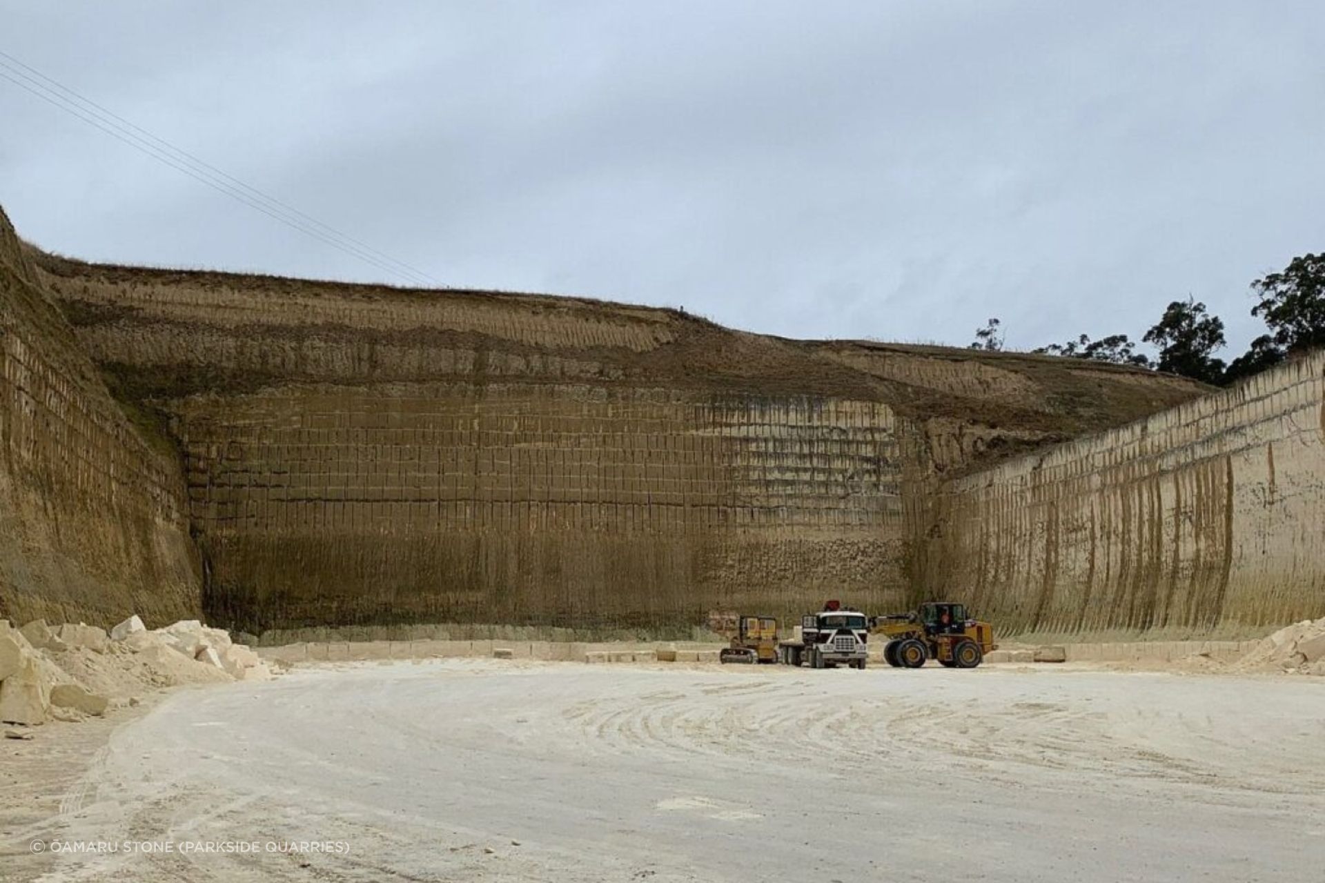 An inside look at Parkside Limestone Quarry where each Ōamaru Stone block is extracted.