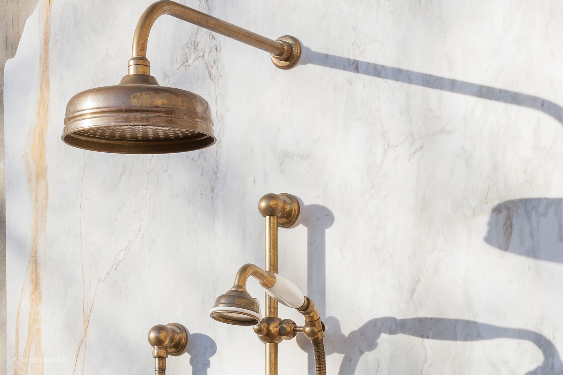 They don't come much more durable than the Perrin & Rowe Outdoor Shower.