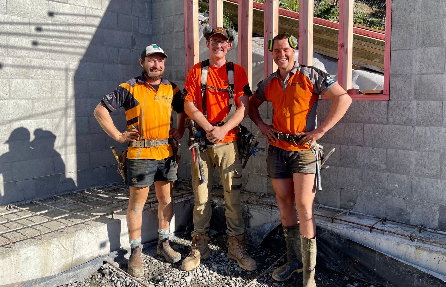 DJ Hewitt team members from left: Steve, Chris, and Lukas.
