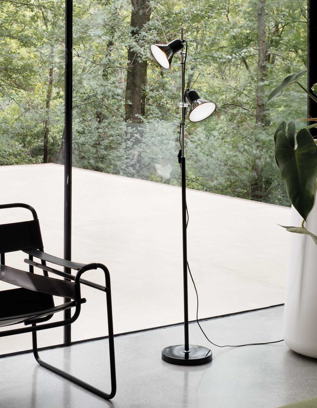 Floor lamps with multiple adjustable lights, like the Polly Floor Lamp by Lighthouse Lighting, offer a whole host of lighting opportunities.