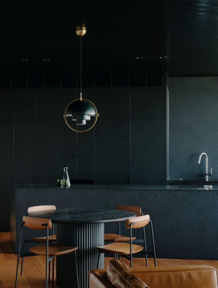 The Bora Pure Combined Cooktop and Extractor helps achieve Horizon House's chic, streamlined and minimalistic kitchen design.