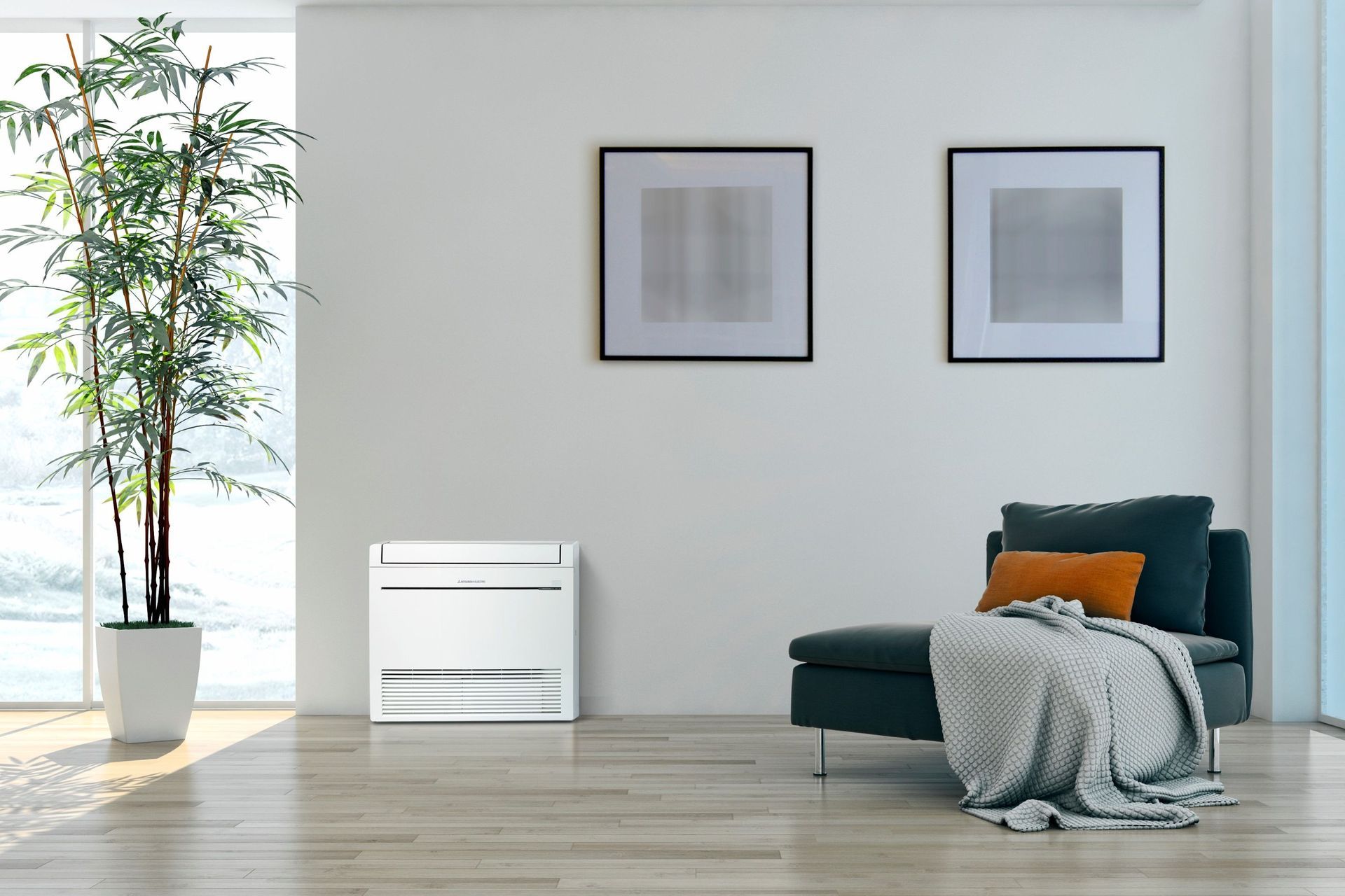 Innovative options like the RapidHeat KW Series Floor Console Heat Pump by Mitsubishi Electric are designed for maximum energy efficiency.