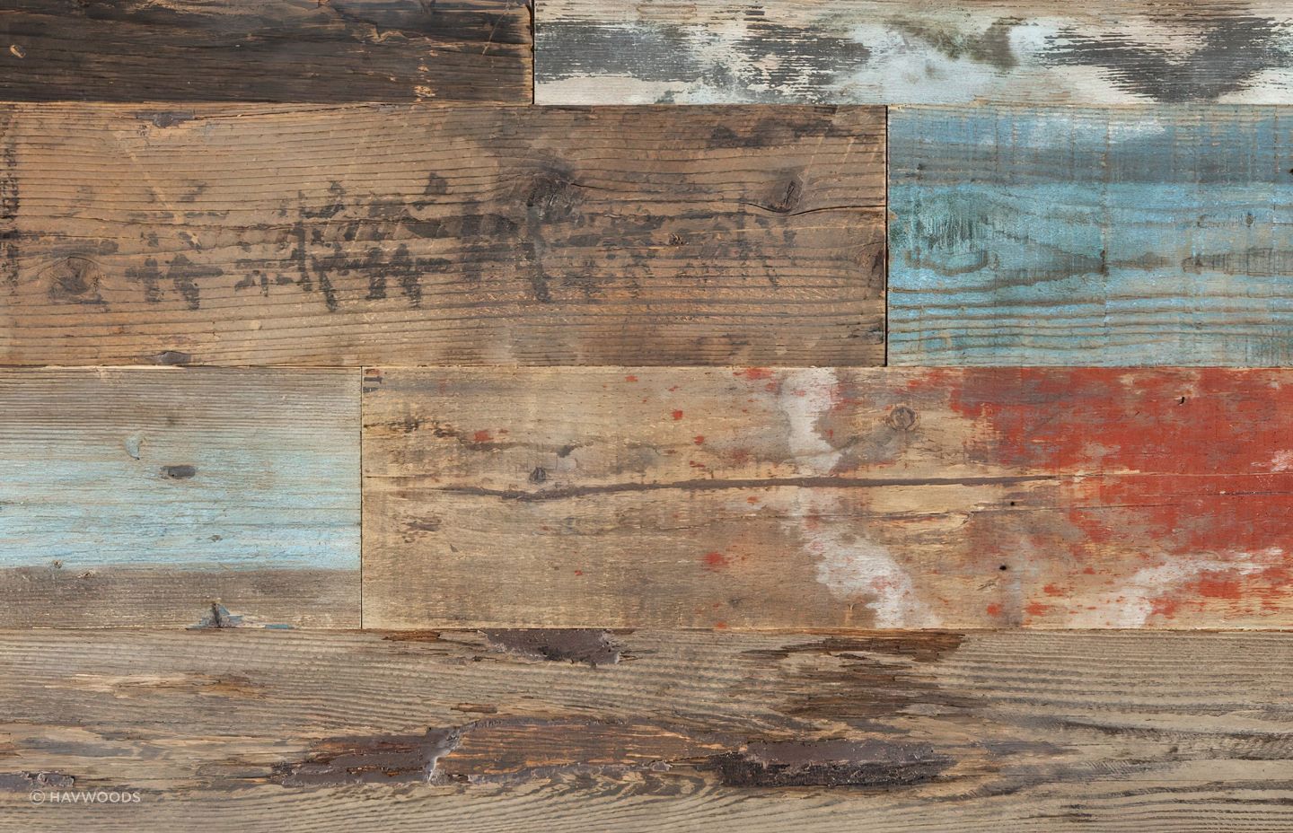 A close up shot of the panels showcasing their decorative effect. Featured product: REC2210 Organic Painted Pine