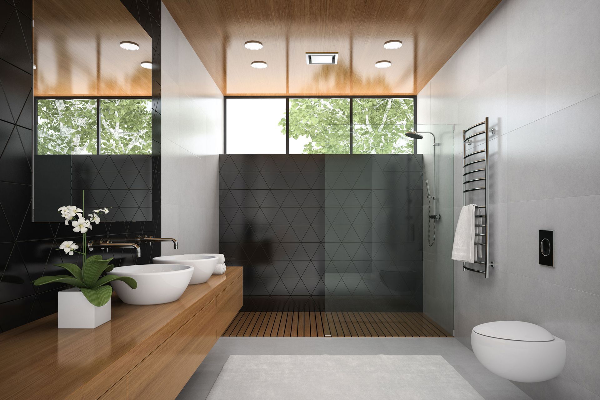 An advanced ventilation solution like the Schweigen Haven Silent Bathroom Fan will extract moist air from your space which can otherwise create damp and cold surfaces.