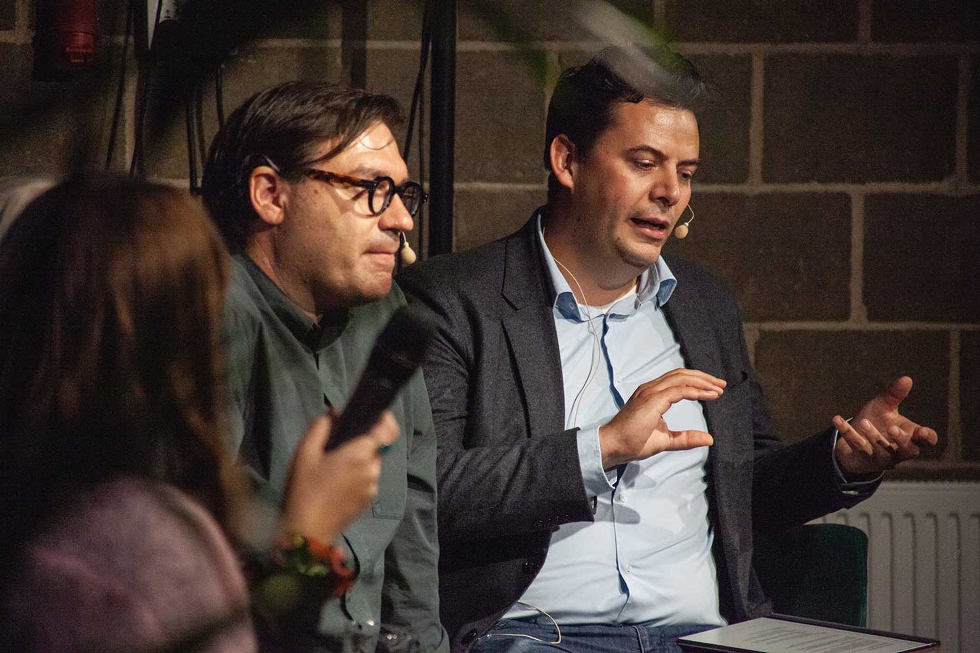 L-R: Cenk Kivrikoglu, Creative Director, Gabriel Textiles, Jeppe Emil Mogensen, Business Manager, Design Master, Gabriel Fabrics