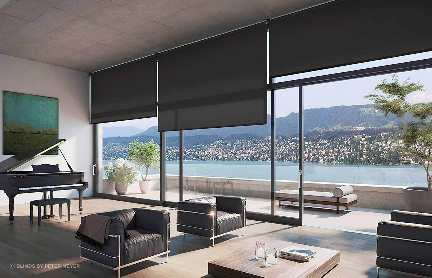 You can enjoy some natural beauty and inspiration with a high-quality set of motorised roller blinds.