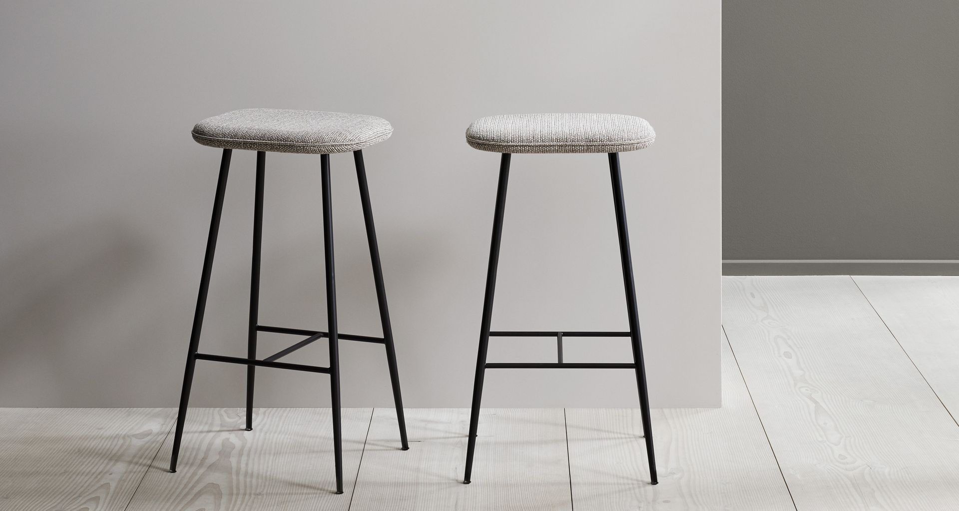 The Spine Metal Stool by Fredericia from Cult Design.