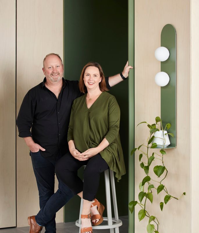 An architecture team of two halves