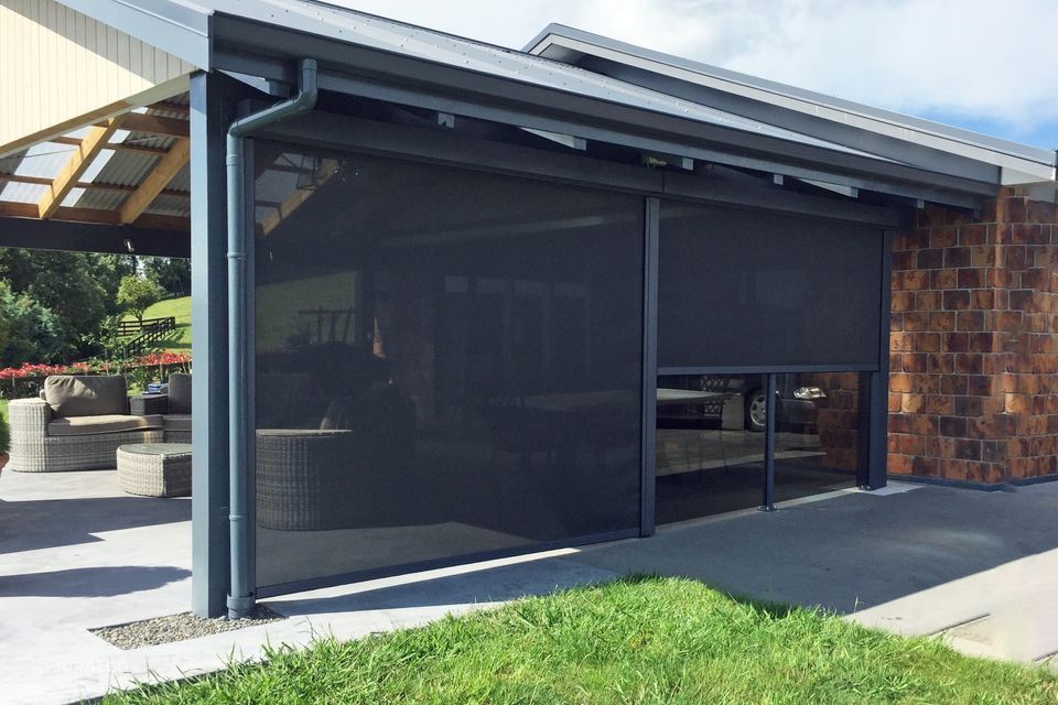 The Solarzip® Outdoor Blind from Juralco.