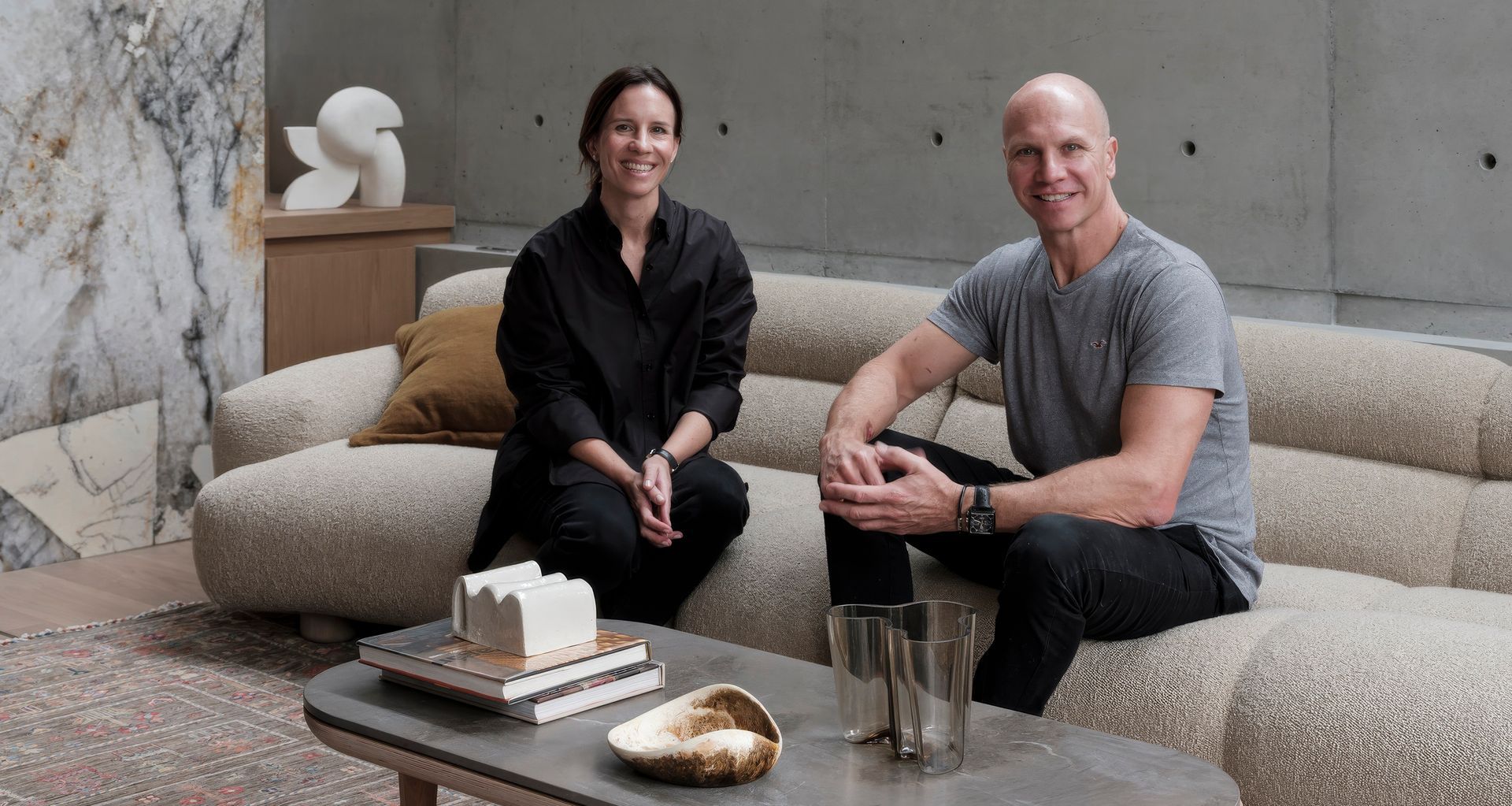 Siblings Alex Porebski and Victoria D’Alisa of Porebski Architects.