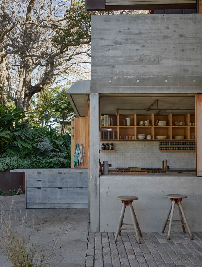 Backdune House featuring Porphyry Baguettes and Crazy Paving.