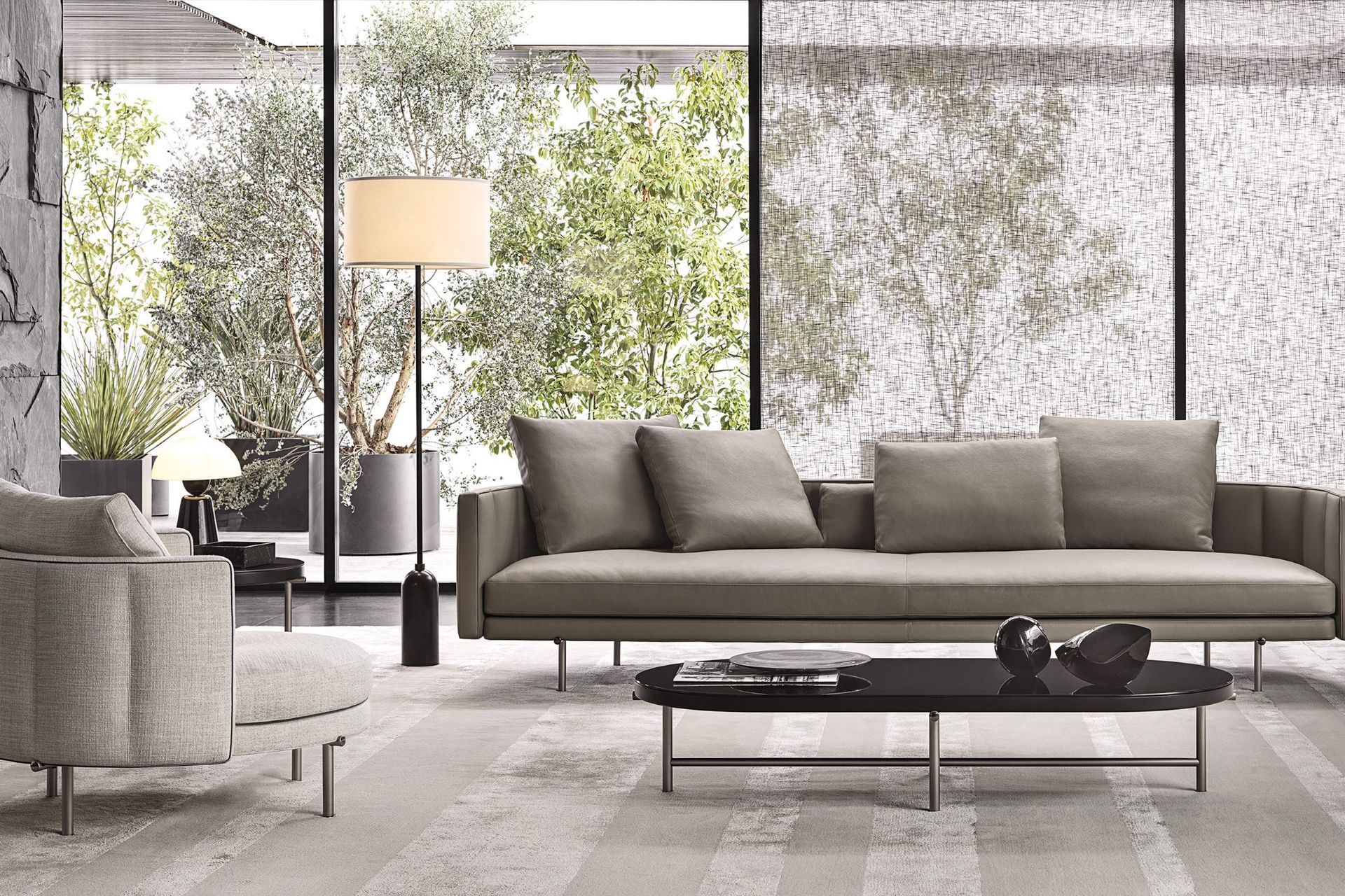 A sofa, like this exquisite Torii Sofa by Nendo For Minotti, is one of the essential furnishings every home must have.