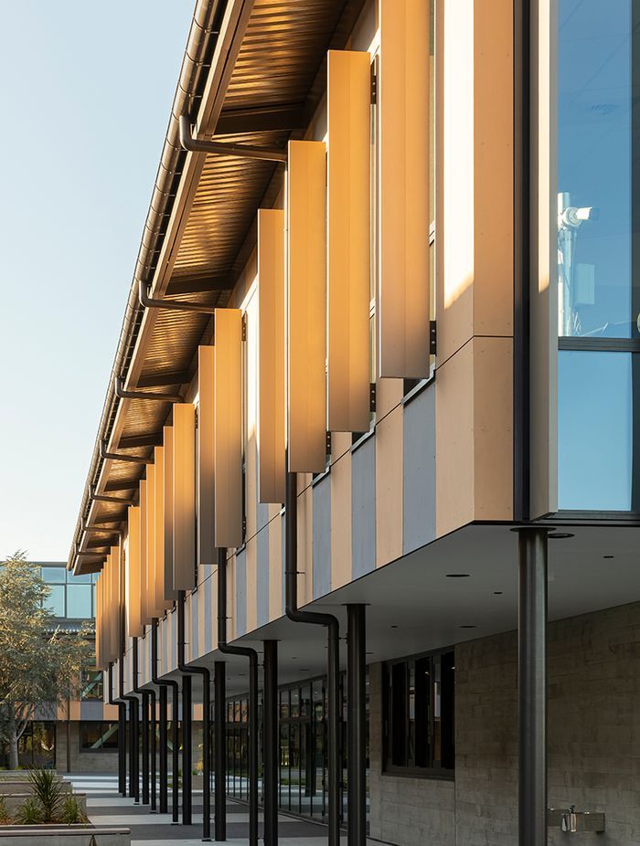“A well-designed, ventilated façade contributes to the overall energy consumption of the building, as moisture control and energy transfer can be improved with a well-designed facade." Picture: Te Aratai, Lincoln College.