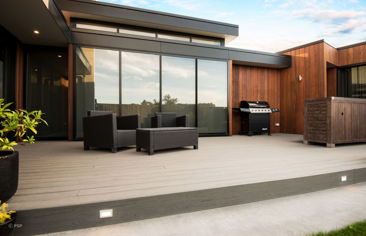 TimberTech Composite and Advanced PVC Decking  solutions from PSP are made with a high percentage of recycled materials.