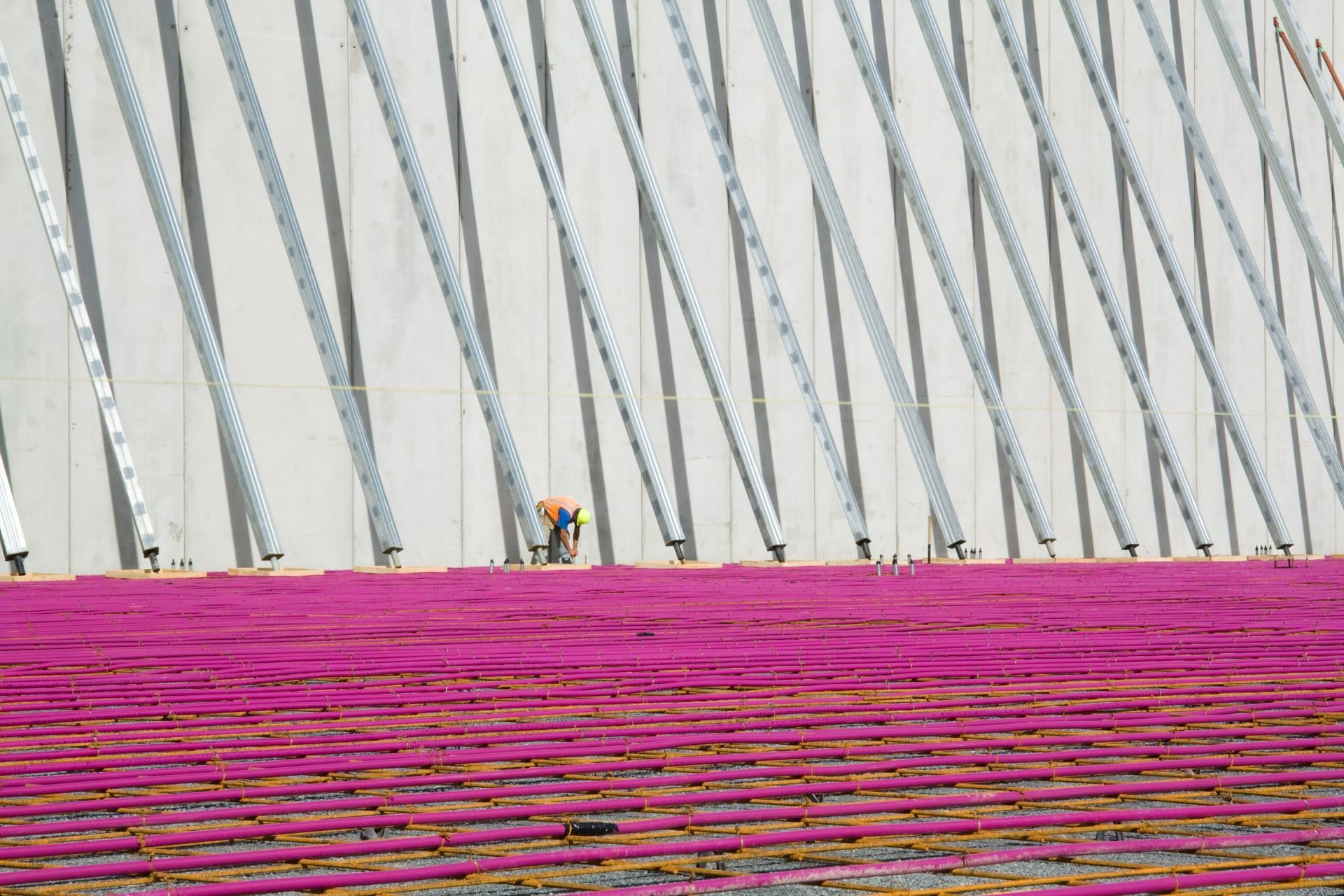 The intricate layout of pipes in this Fonterra Freezer project by Warm NZ shows the necessity for expertise in this field of work.