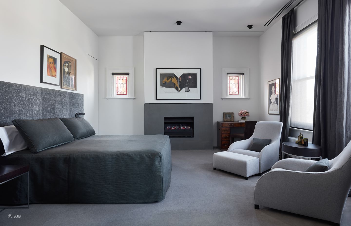 Bedroom lighting options range from stylish ceiling lights to bedside lamps