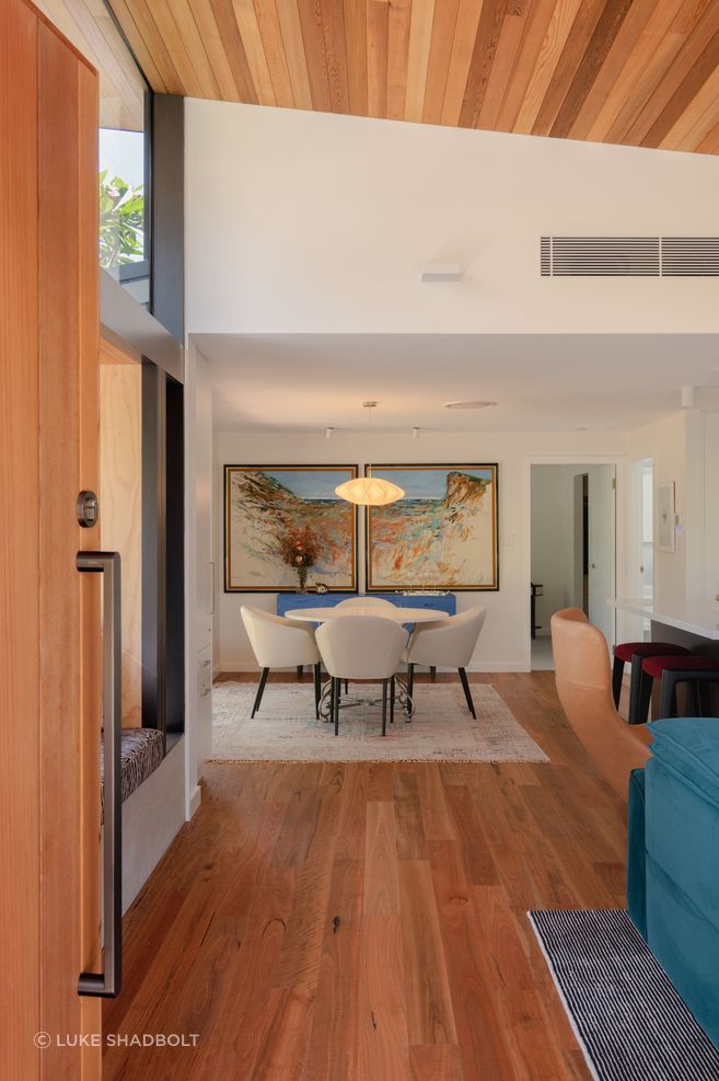 The project included some renovation to the existing, dual occupancy, two-storey home, but focused on adding a new bedroom, bathroom, separate dwelling to the front end of the house.