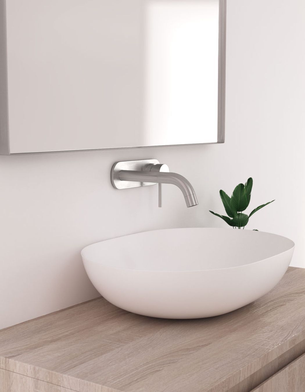 ABI Elysian Minimal Wall Mounted Tapware Set from ABI Interiors