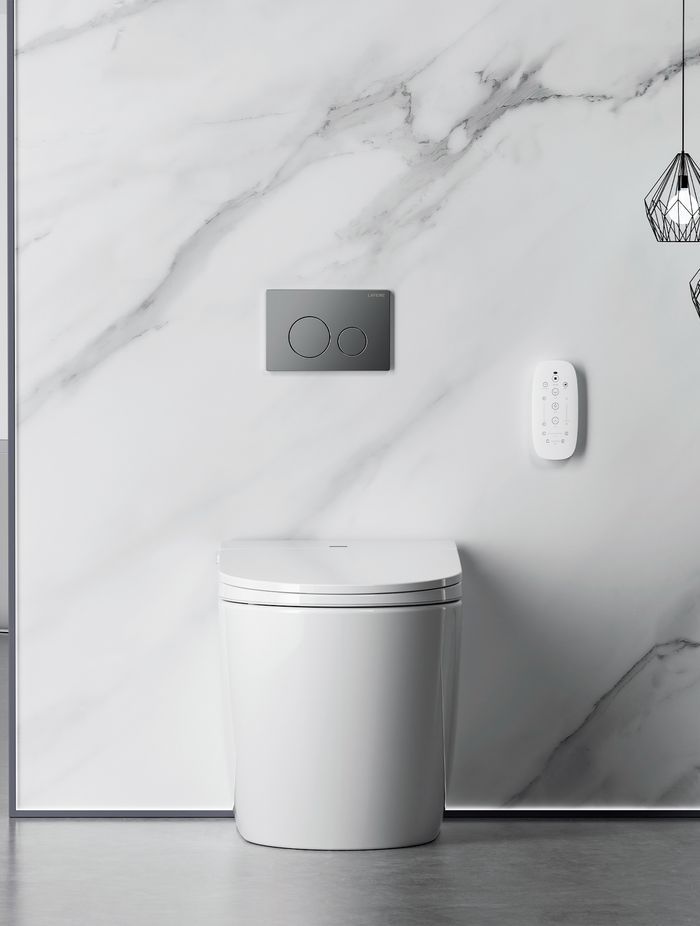 Smart toilets are high-end options by come packed full of features including heated seating, warm air drying and more. Featured Product: Crawford Smart Toilet