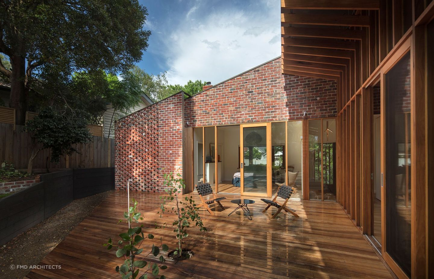 Brick veneer cladding is almost indistinguishable from traditional brick. Featured project: Old Be-al. Photography by: John Gollings.