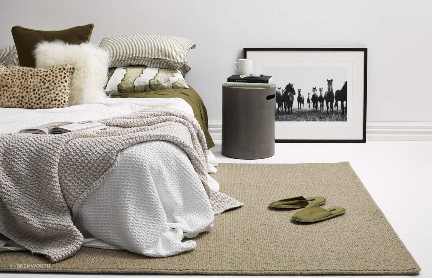 The Galet rug by Bremworth is a gorgeous chunky loop design. The random loop pile combined with the unique yarn structure creates textural interest on your floor and unbelievable softness underfoot