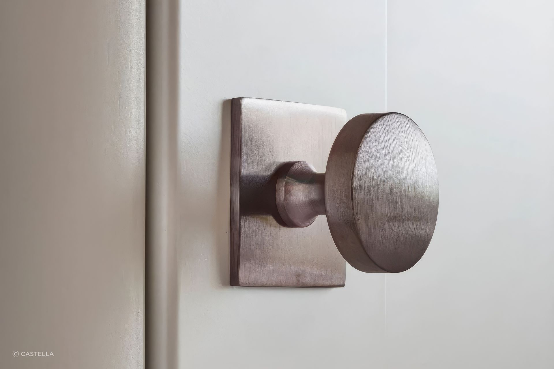 Solid Brass Hastings Cabinet Knob in Gunmetal