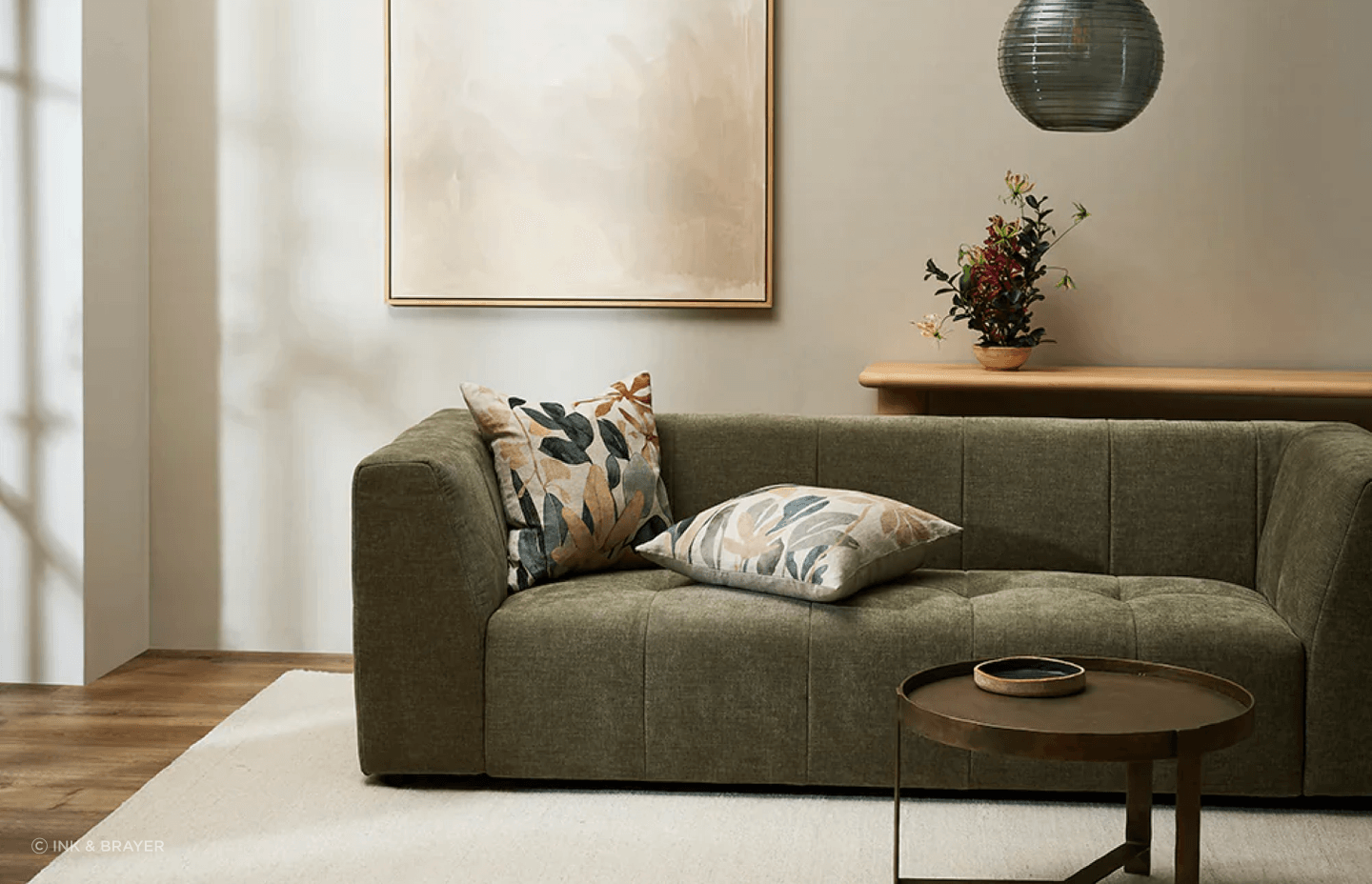 These wonderful Baya Imogen Cushions shows the impact of patterns in a space.