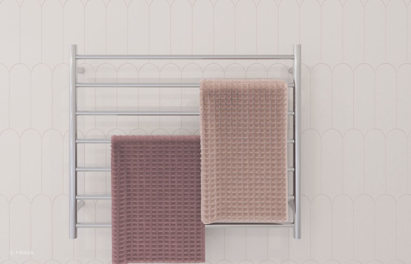 Heated towel rails can be a cost efficient heating solution. Featured Product: Isabella Heated Towel Rail by Fienza
