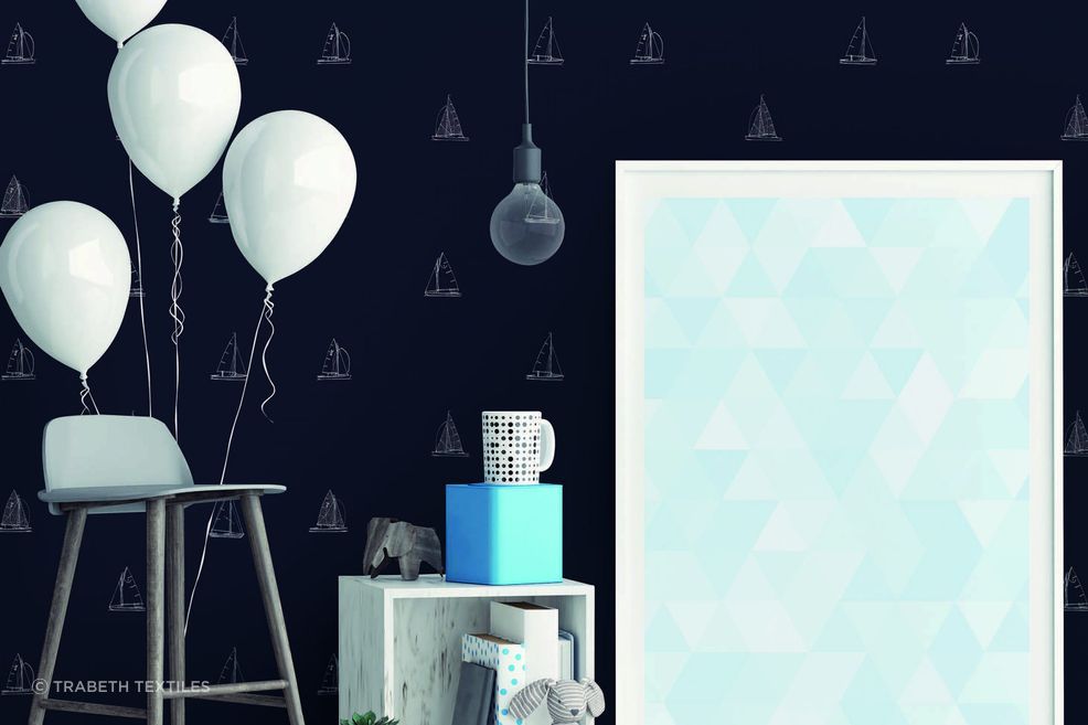 The right wallpaper can play an instrumental role in the theme of a room.