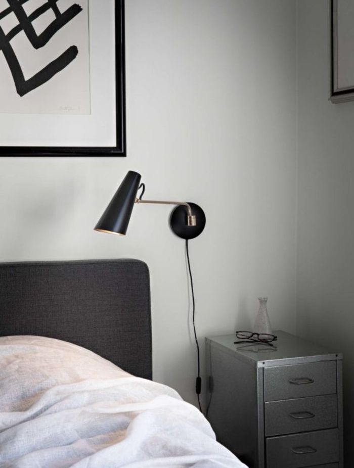 The Birdy Swing Wall Light is designed with a smooth rotating axis for ease of use.