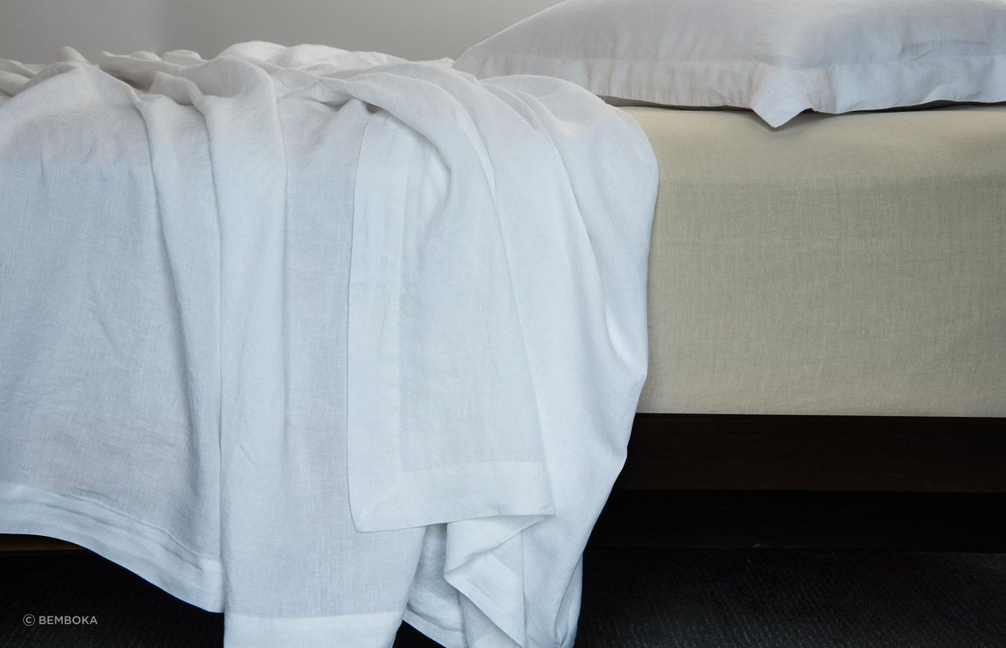 Pure Linen King Fitted Sheet - Bemboka
