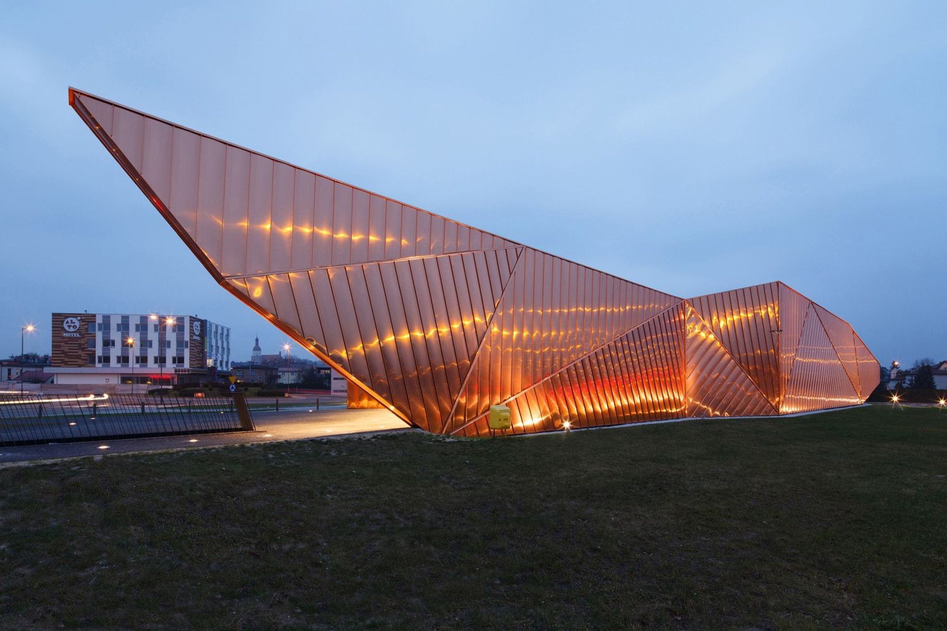 A stunning use of Architectural Copper from AMBRO Metals.