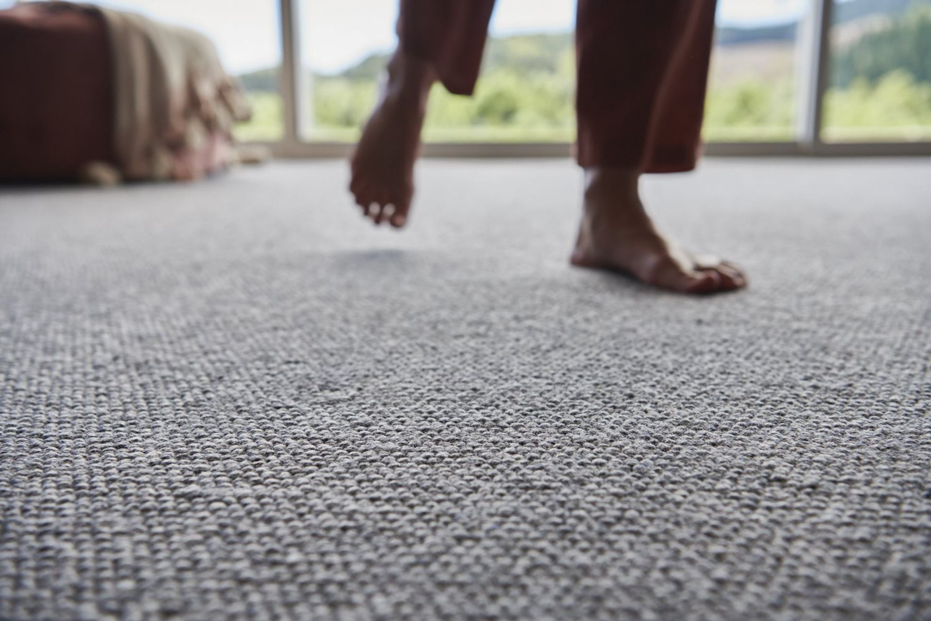 Wool carpets provide a luxurious and soft cushioning feel under your feet. Featured product: Samurai Wool Carpet.