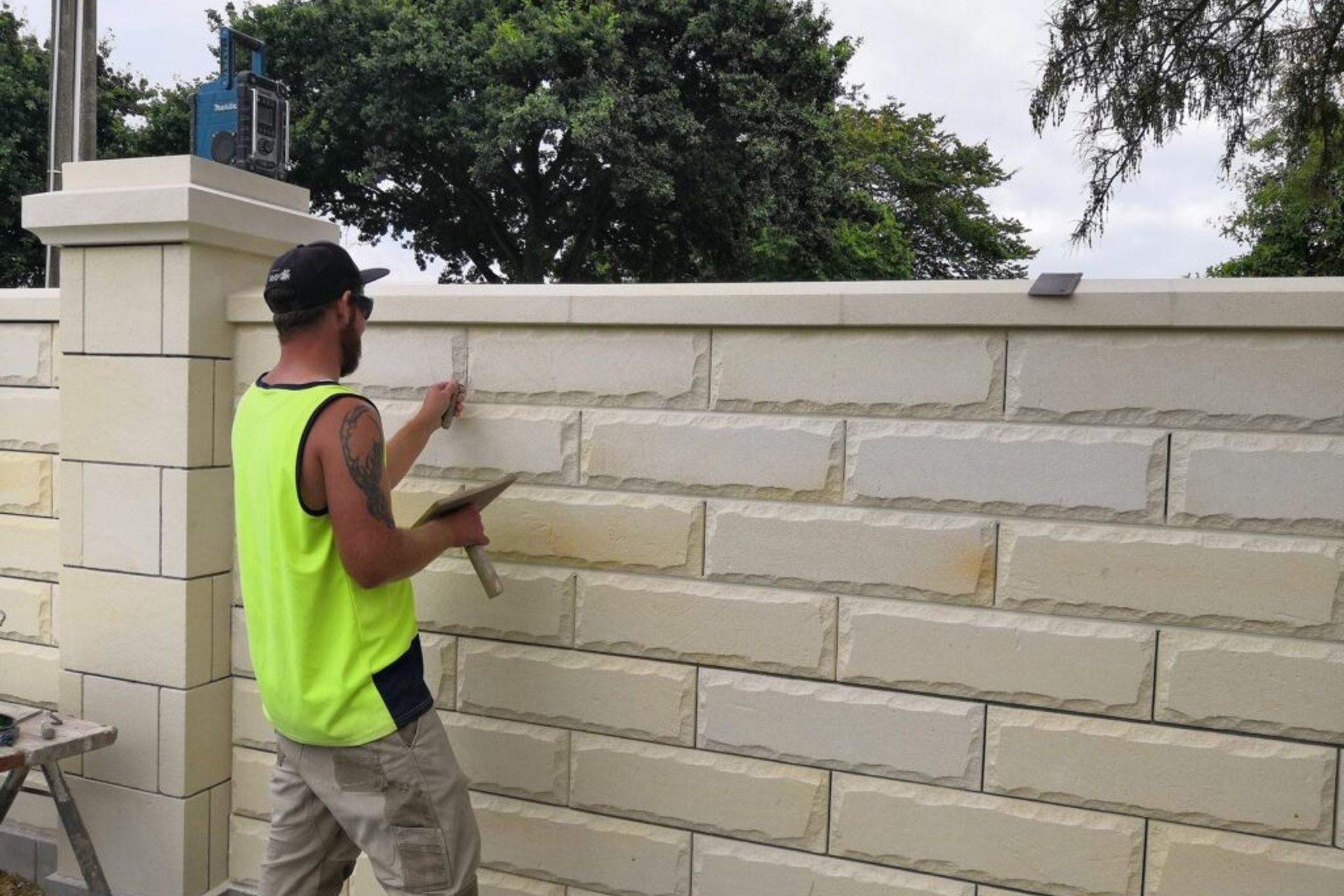 The size of limestone blocks required for a project will depend on the application.