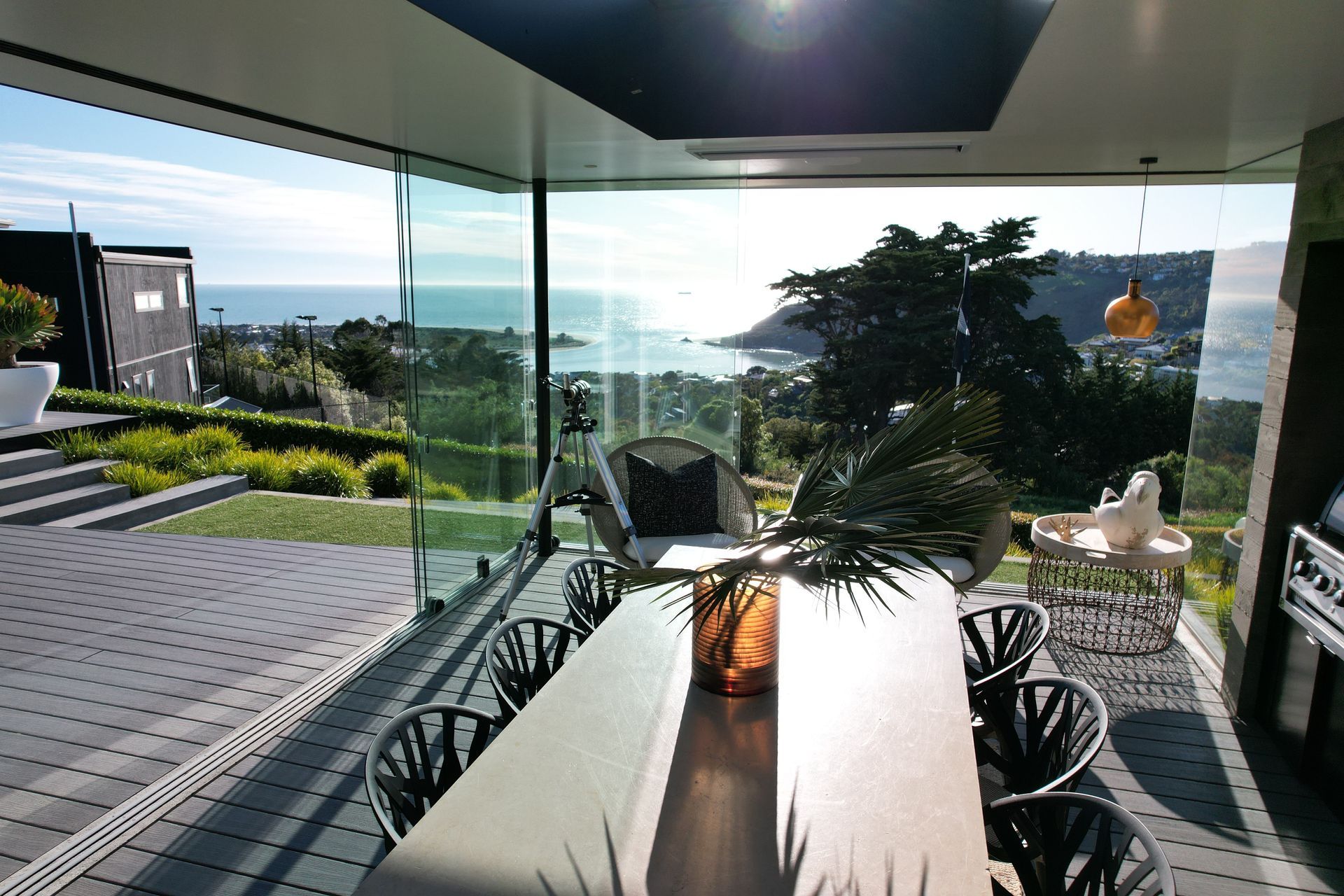 Generous glazing is a great option for homes with magnificent views.