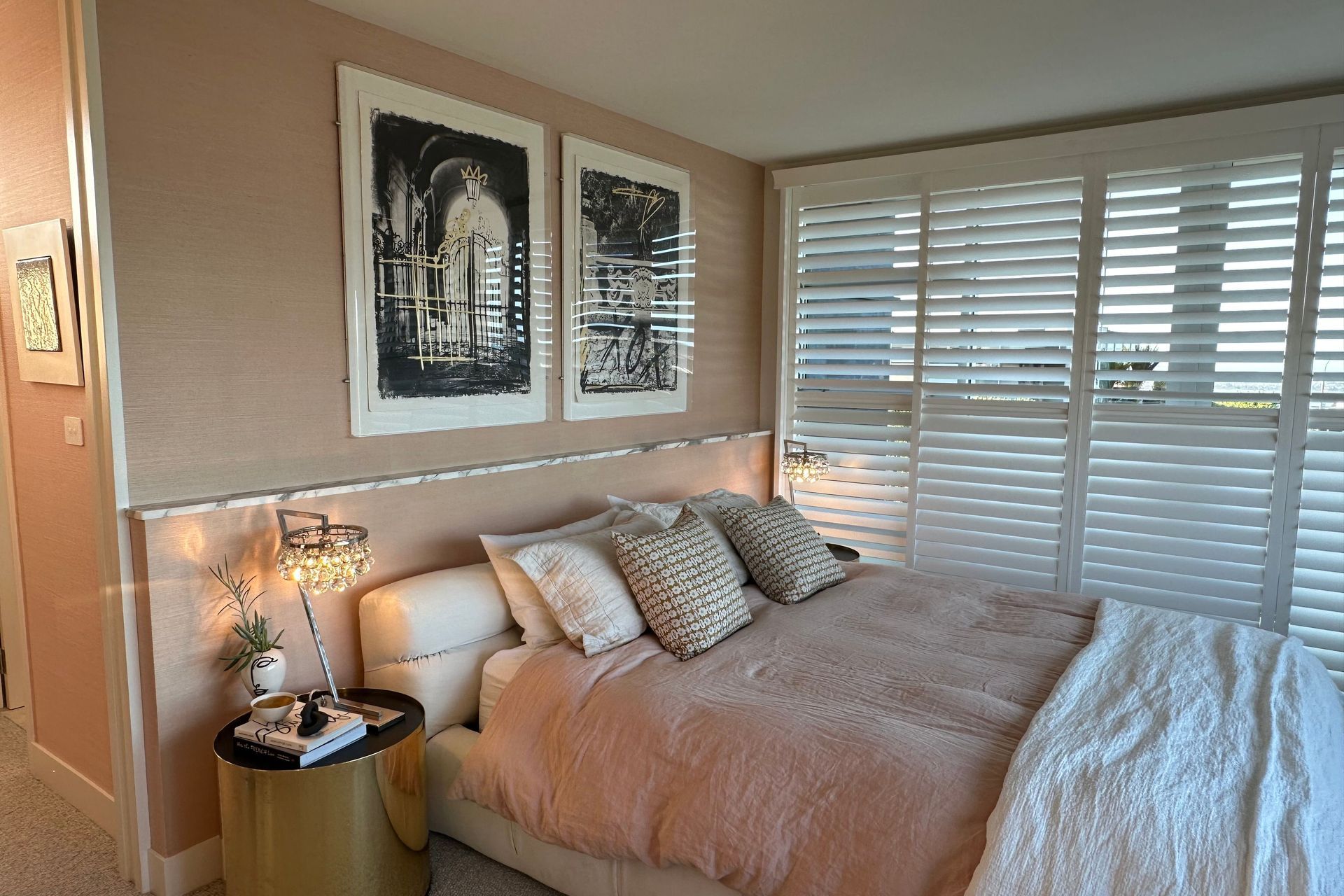 The DJ Hewitt team will take clients shopping to look over all material options, giving them the opportunity to compare samples and ask questions.