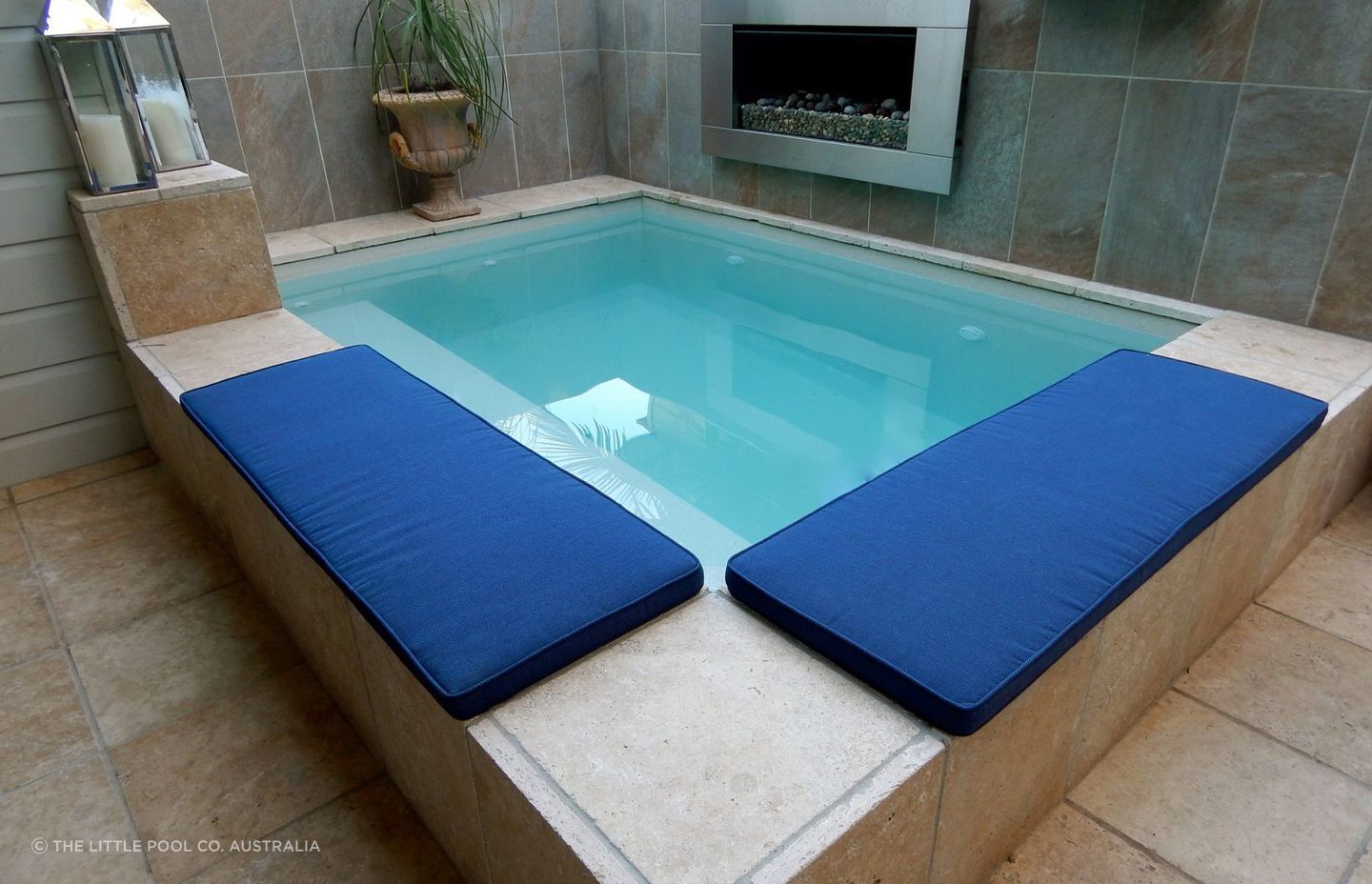 A high-quality pool shell for a plunge pool is often constructed from fibreglass. Featured Product: Plunge Model 2.8 by The Little Pool Co.