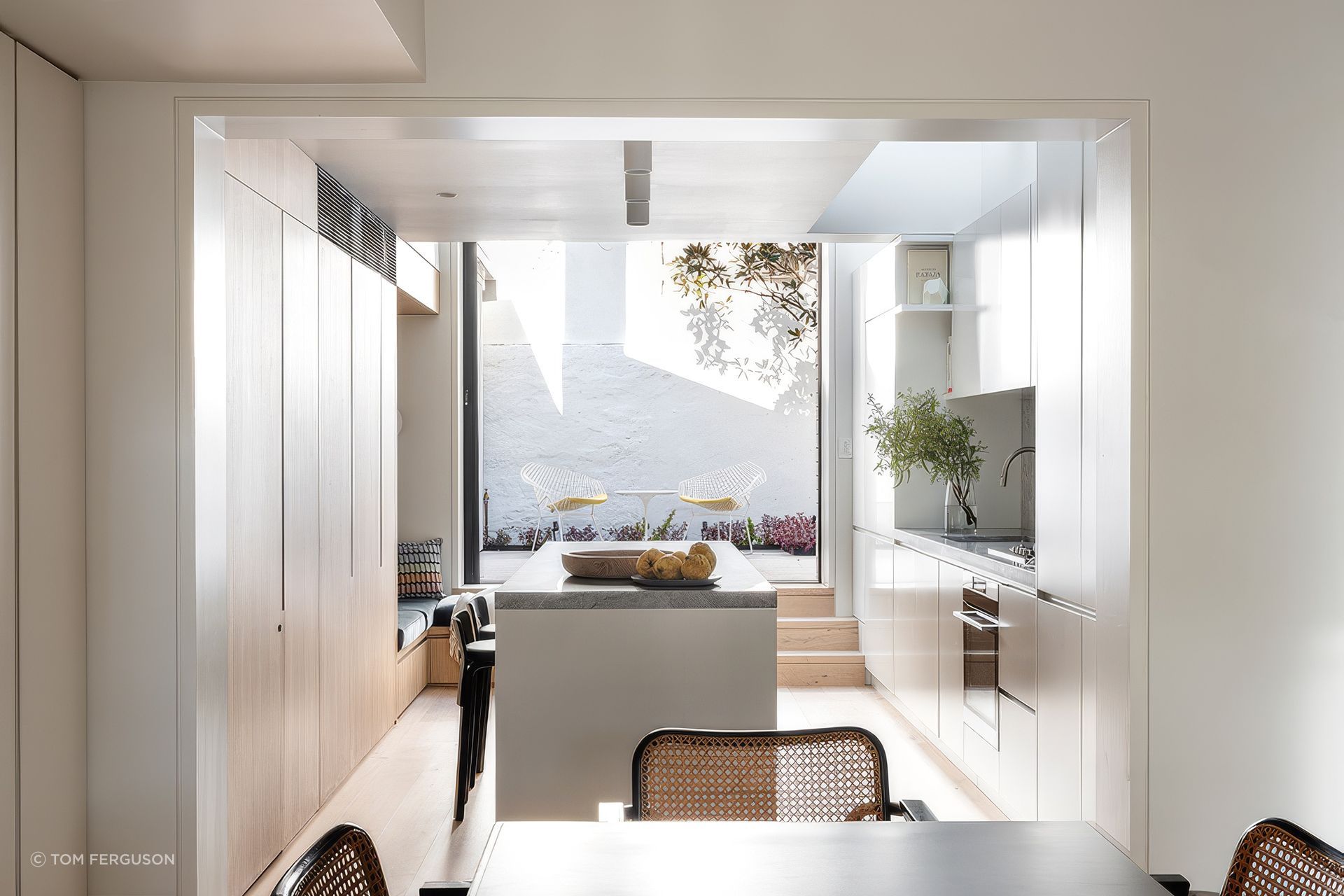 This thoughtfully redesigned 1890s Paddington terrace by Porebski Architects maximizes space and natural light while preserving historical elements and enhancing indoor/outdoor connections