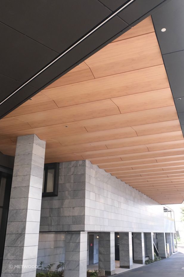 Metwood's products can help building's overcome fire requirements while retaining the appearance of wood.
