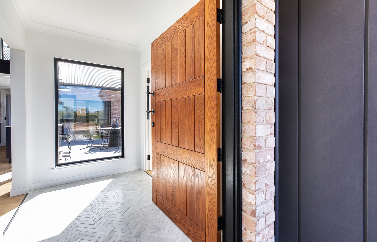 Timber doors are instantly recognisable.