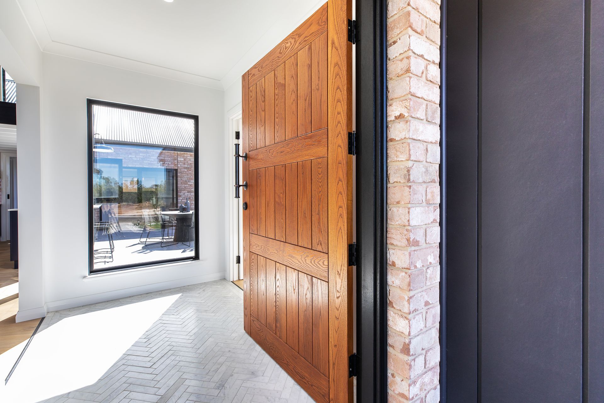 Timber doors are instantly recognisable.